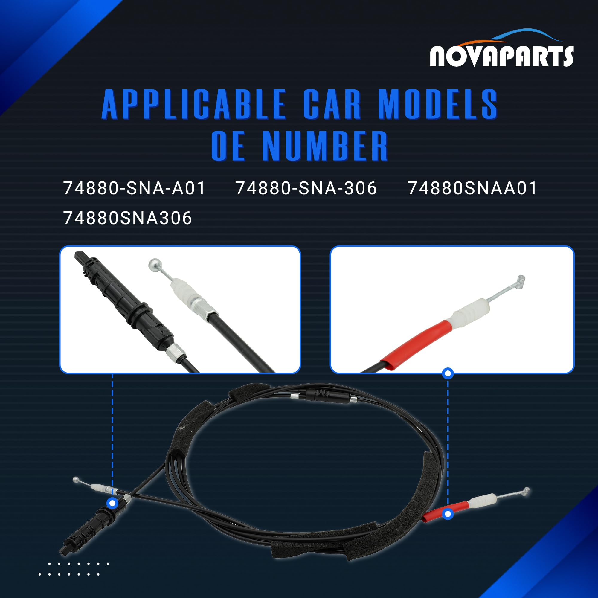 Amazon.com: NOVAPARTS 74880-SNA-A01 74880SNAA01 Trunk Door